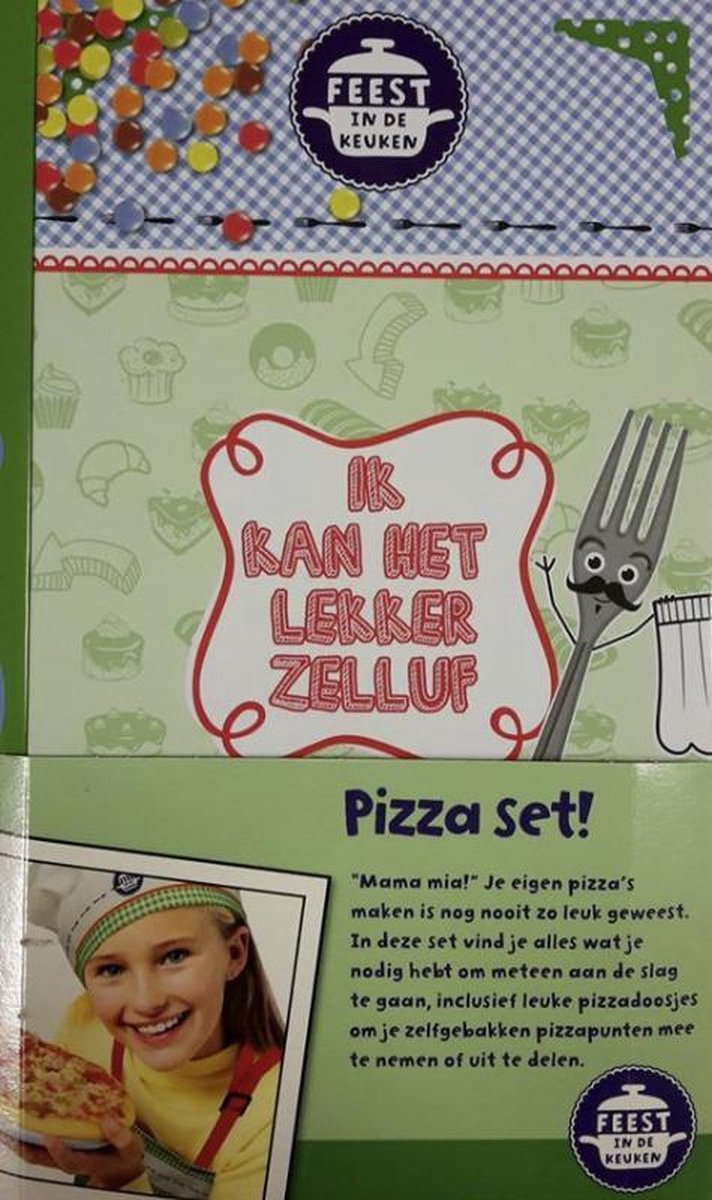 Feest in de keuken Ik kan het lekker zelluf - Pizza Set